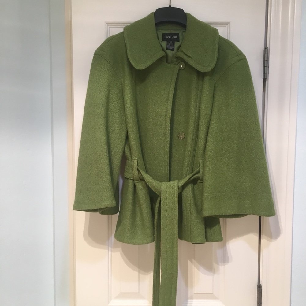 Green Bell Sleeve Jacket